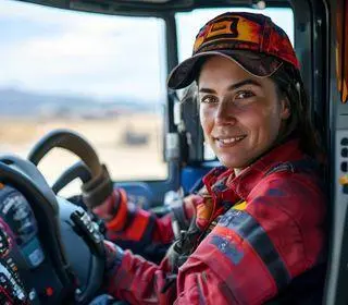 formação de motoristas de caminhão para mulheres