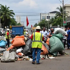 paralisação de coletores