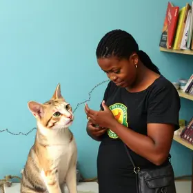 feira de adoção de animais
