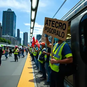greve dos trabalhadores terceirizados do Metrô de SP